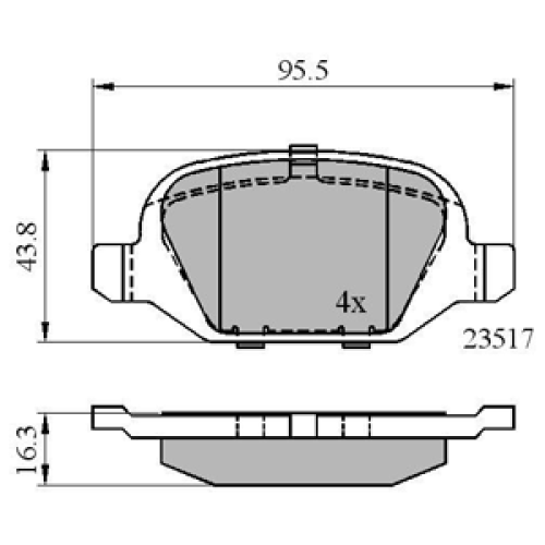 DriveTec Brake Pads DBPPAD1685