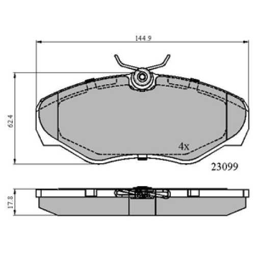 DriveTec Brake Pads DBPPAD1695