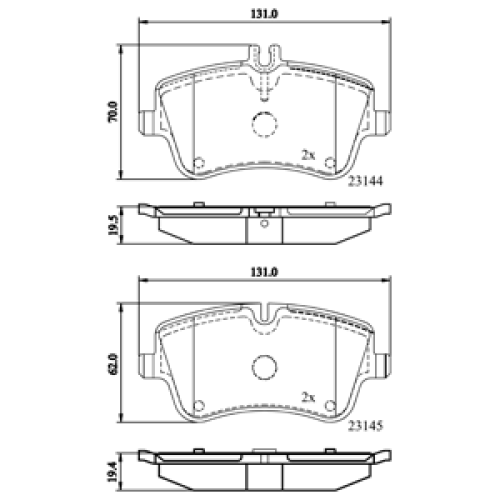 DriveTec Brake Pads DBPPAD1696