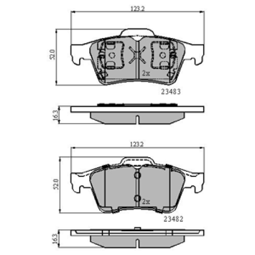 DriveTec Brake Pads DBPPAD1701