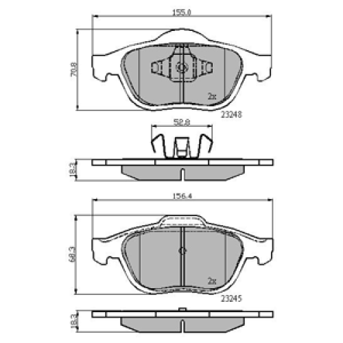 DriveTec Brake Pads DBPPAD1708
