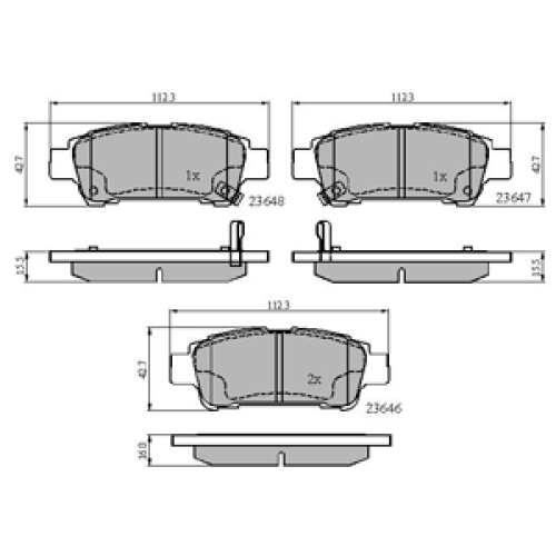 DriveTec Brake Pads DBPPAD1710