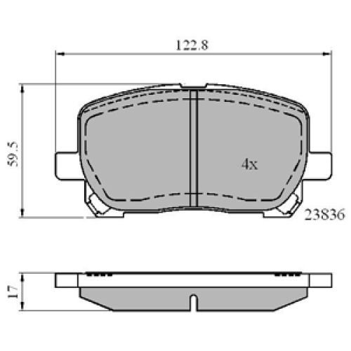 DriveTec Brake Pads DBPPAD1711
