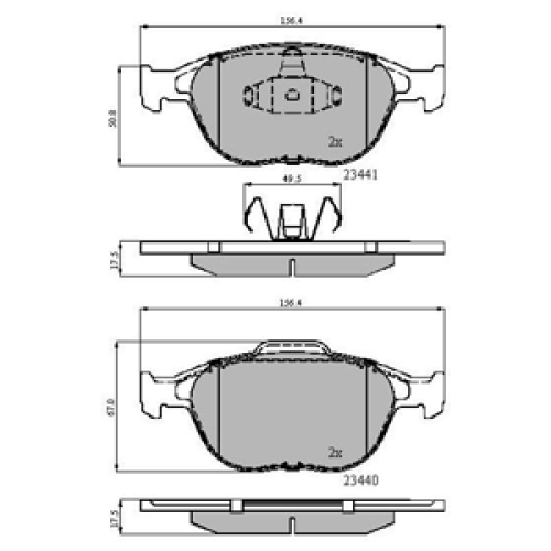 DriveTec Brake Pads DBPPAD1724