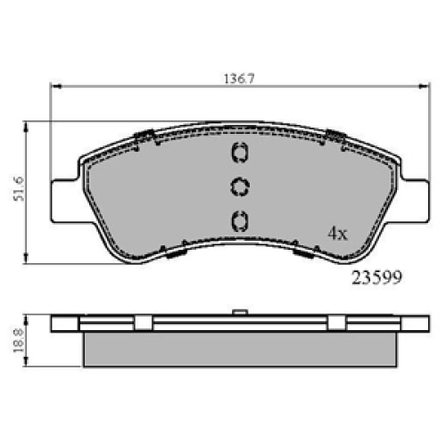DriveTec Brake Pads DBPPAD1727