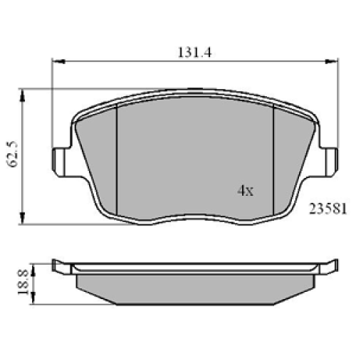 DriveTec Brake Pads DBPPAD1728