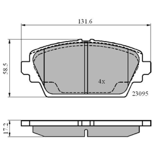 DriveTec Brake Pads DBPPAD1732