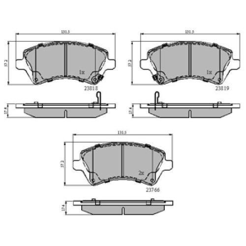 DriveTec Brake Pads DBPPAD1737