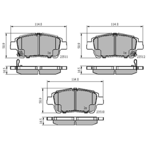 DriveTec Brake Pads DBPPAD1742