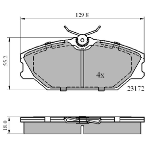 DriveTec Brake Pads DBPPAD1744