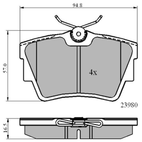 DriveTec Brake Pads DBPPAD1745