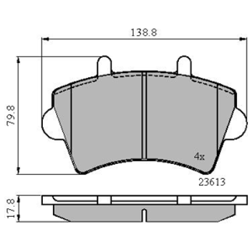 DriveTec Brake Pads DBPPAD1746