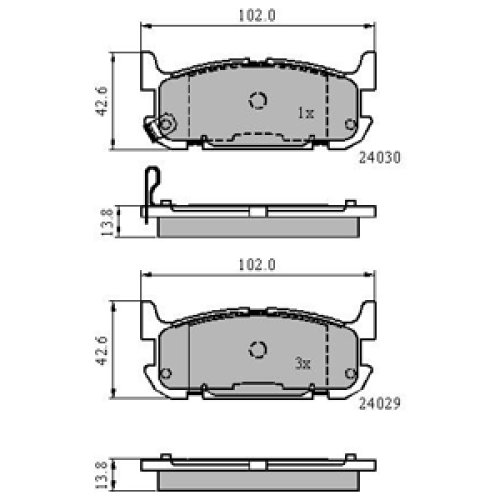 DriveTec Brake Pads DBPPAD1752