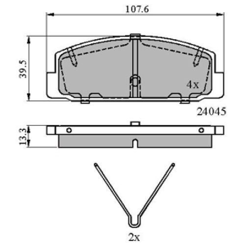 DriveTec Brake Pads DBPPAD1766