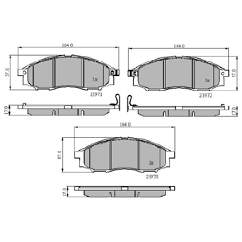 DriveTec Brake Pads DBPPAD1772
