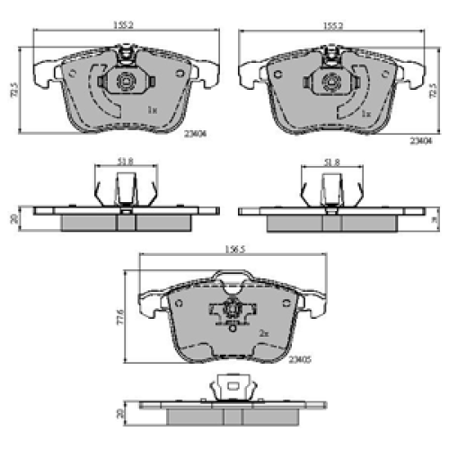 DriveTec Brake Pads DBPPAD1783
