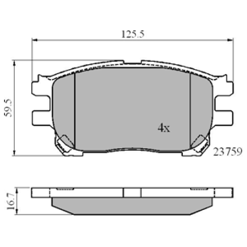 DriveTec Brake Pads DBPPAD1784