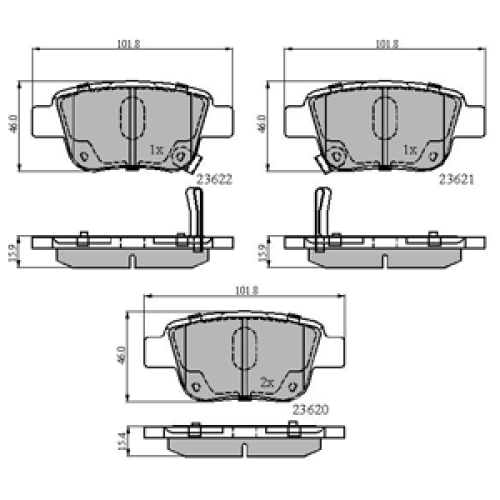 DriveTec Brake Pads DBPPAD1785