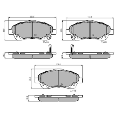 DriveTec Brake Pads DBPPAD1786