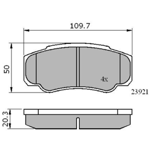 DriveTec Brake Pads DBPPAD1790