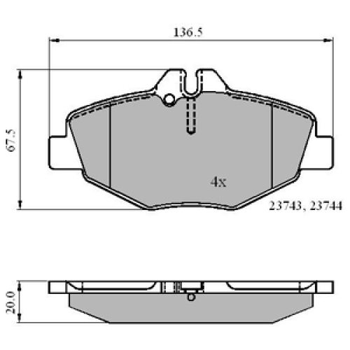 DriveTec Brake Pads DBPPAD1791