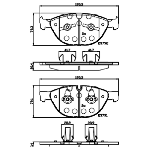 DriveTec Brake Pads DBPPAD1798
