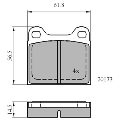 DriveTec Brake Pads DBPPAD18