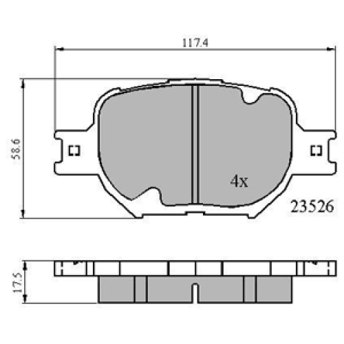 DriveTec Brake Pads DBPPAD1804