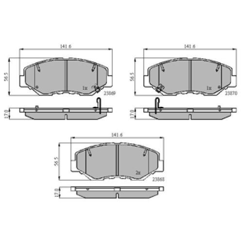 DriveTec Brake Pads DBPPAD1806