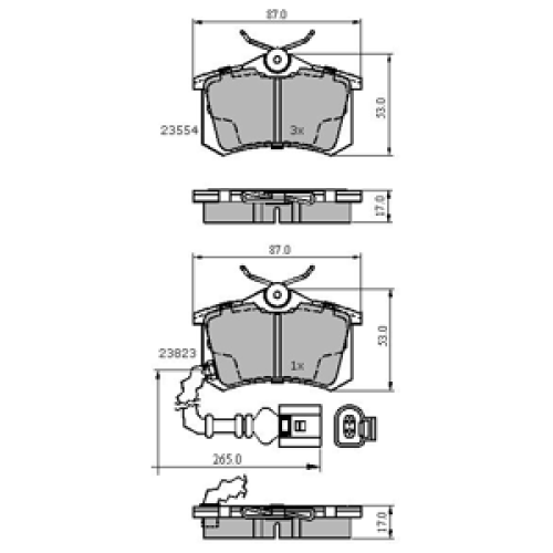 DriveTec Brake Pads DBPPAD1815