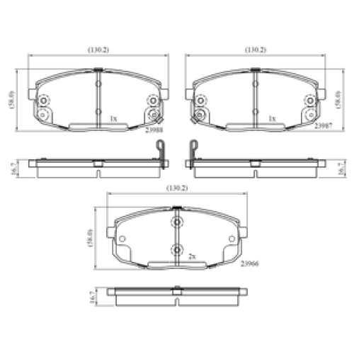 DriveTec Brake Pads DBPPAD1819