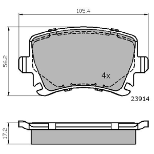 DriveTec Brake Pads DBPPAD1824