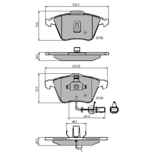 DriveTec Brake Pads DBPPAD1825