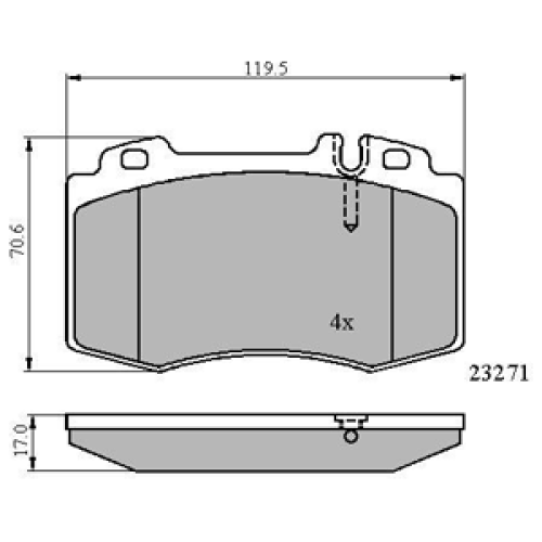 DriveTec Brake Pads DBPPAD1828