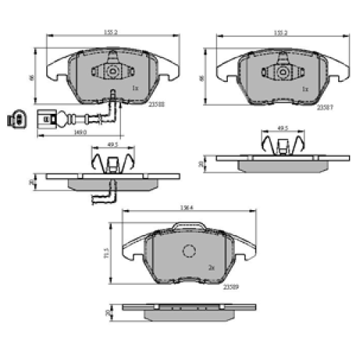 DriveTec Brake Pads DBPPAD1837