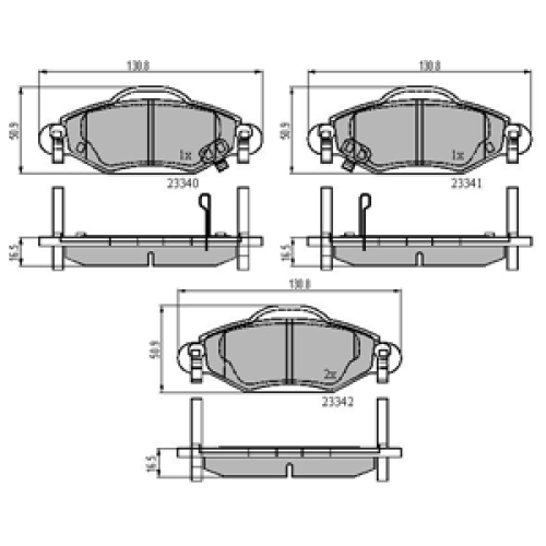 DriveTec Brake Pads DBPPAD1840