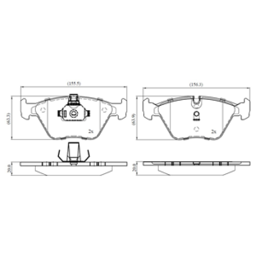DriveTec Brake Pads DBPPAD1843