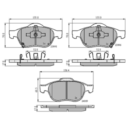 DriveTec Brake Pads DBPPAD1844