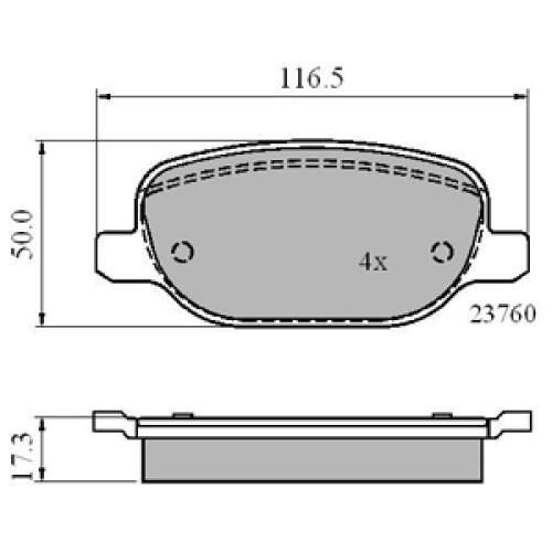 DriveTec Brake Pads DBPPAD1845