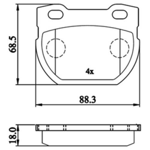 DriveTec Brake Pads DBPPAD1847