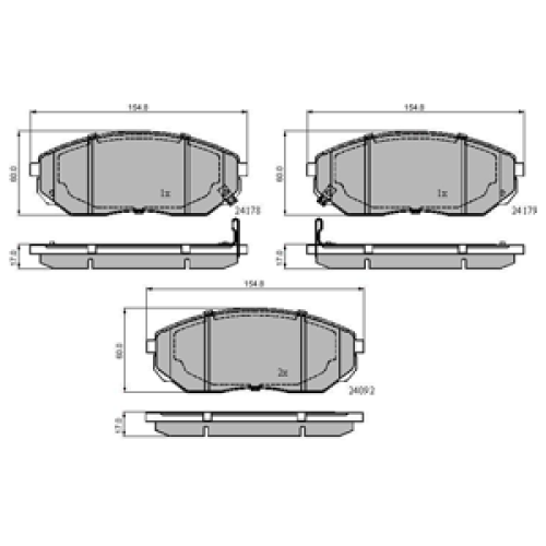 DriveTec Brake Pads DBPPAD1849