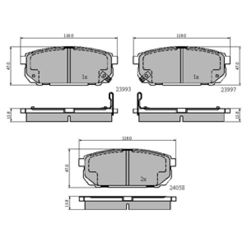 DriveTec Brake Pads DBPPAD1850