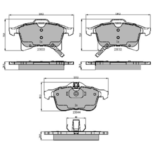 DriveTec Brake Pads DBPPAD1861
