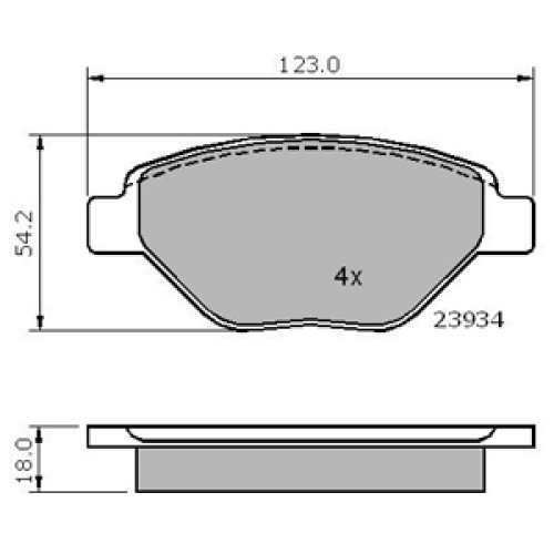 DriveTec Brake Pads DBPPAD1866