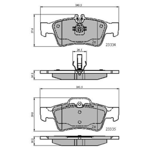DriveTec Brake Pads DBPPAD1868