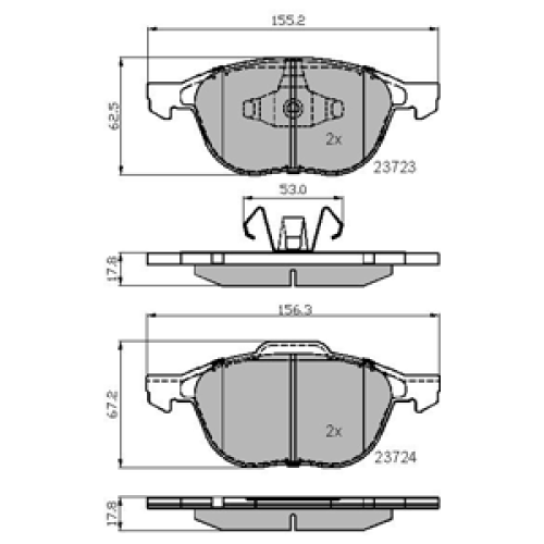 DriveTec Brake Pads DBPPAD1869