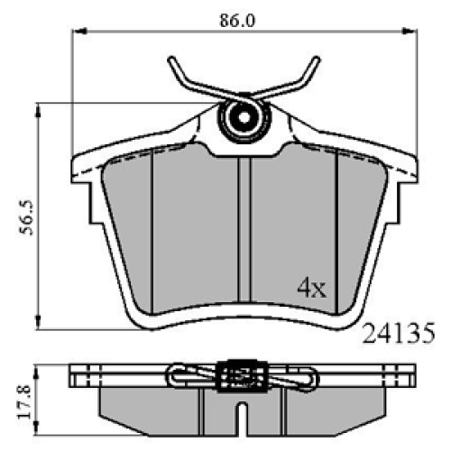 DriveTec Brake Pads DBPPAD1892