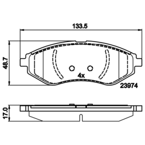 DriveTec Brake Pads DBPPAD1895