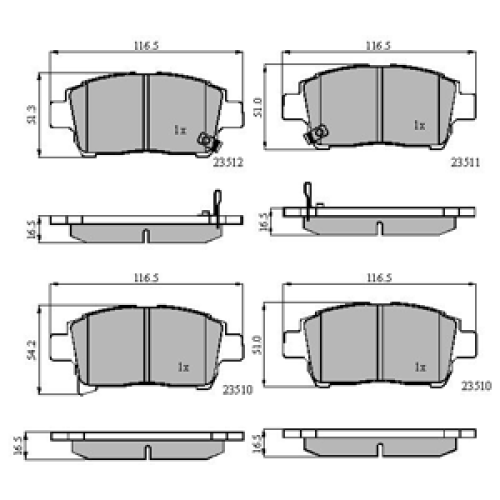 DriveTec Brake Pads DBPPAD1896