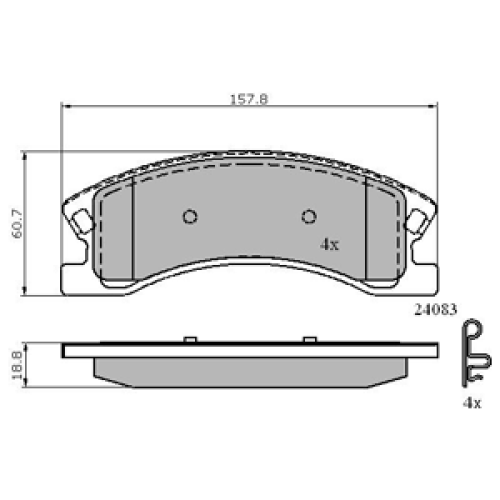 DriveTec Brake Pads DBPPAD1906